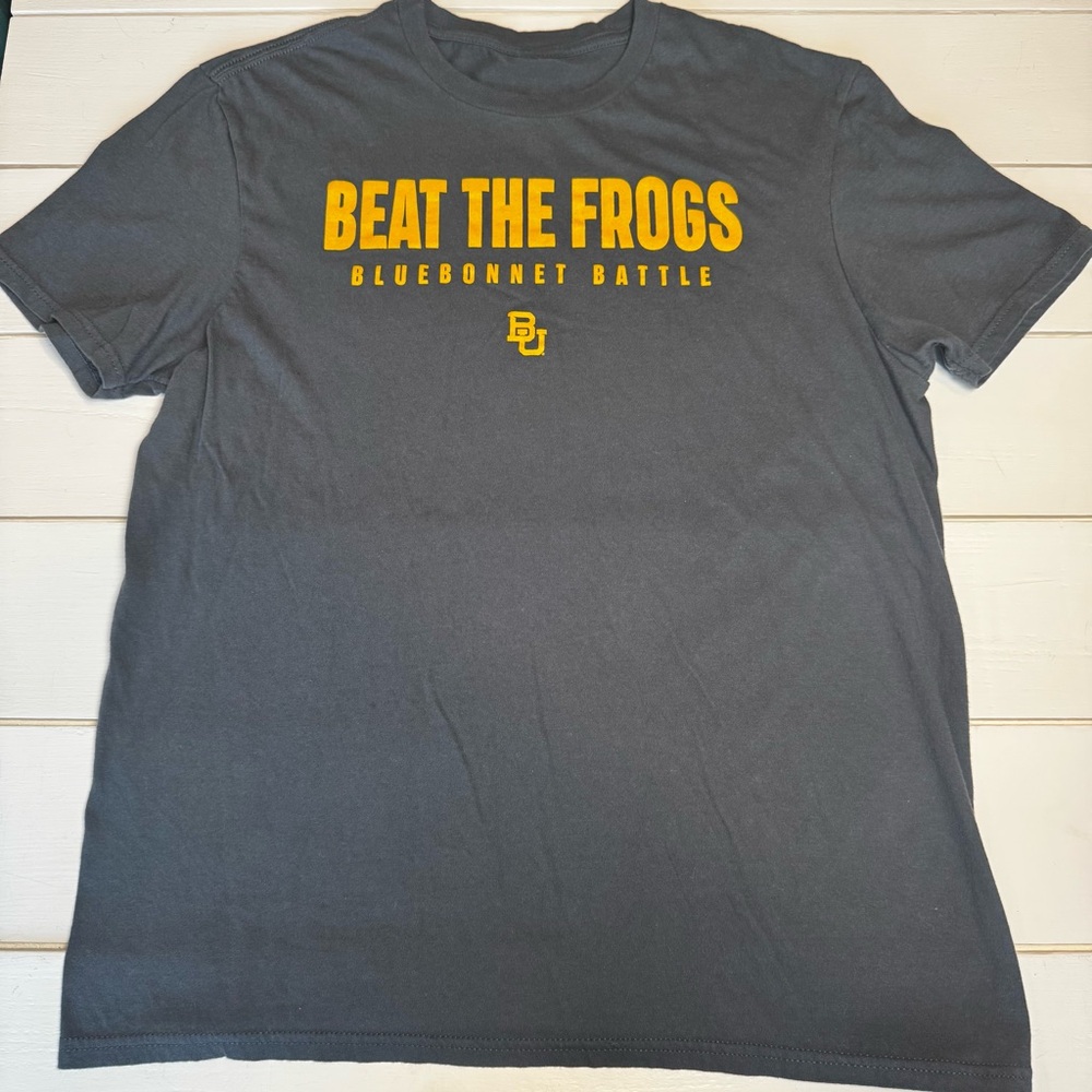 Baylor University BU Rivalry Dark Gray Graphic Unisex T-Shirt